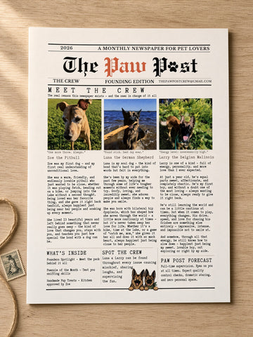 The Paw Post Monthly Subscription