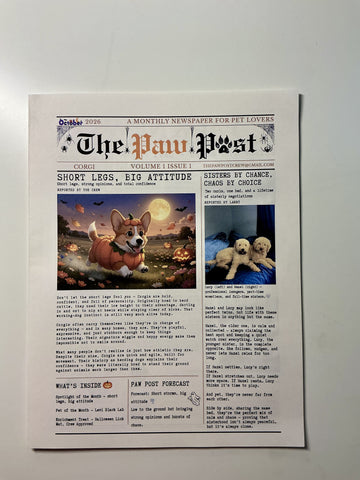 The Paw Post Monthly Subscription